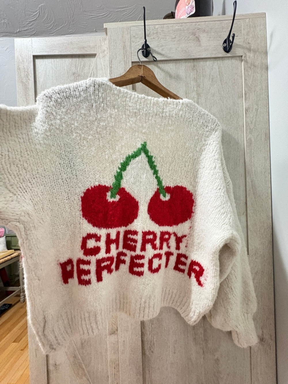 “Cherry Perfecter” Oversized Soft Cardigan – NWT – Made in Italy